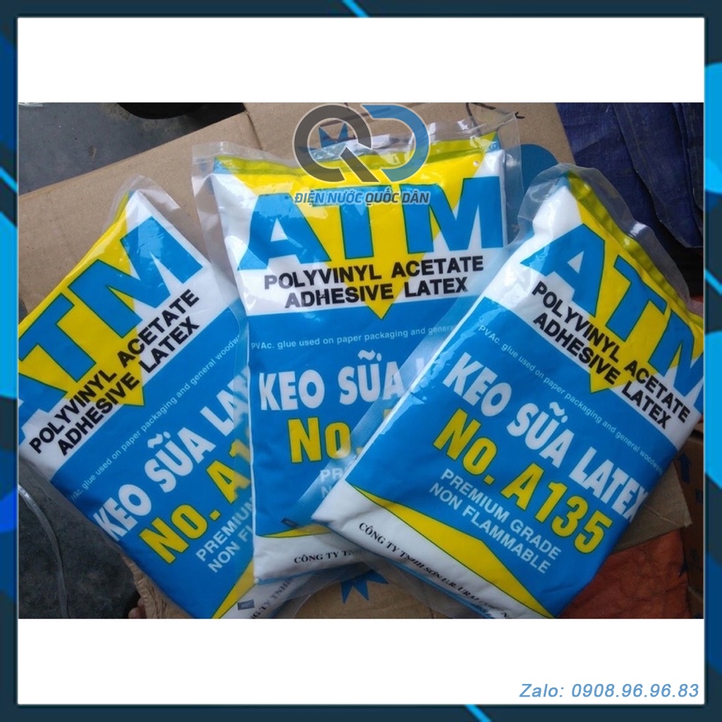 Keo sữa đa năng ATM 1kg - dán giấy dán tường dán da simili - nguyên liệu làm Slime