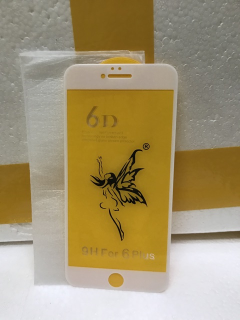 Kính cường lực full màn 6D cô gái dành cho 6G/ 6 plus ( tặng kèm giấy lau )