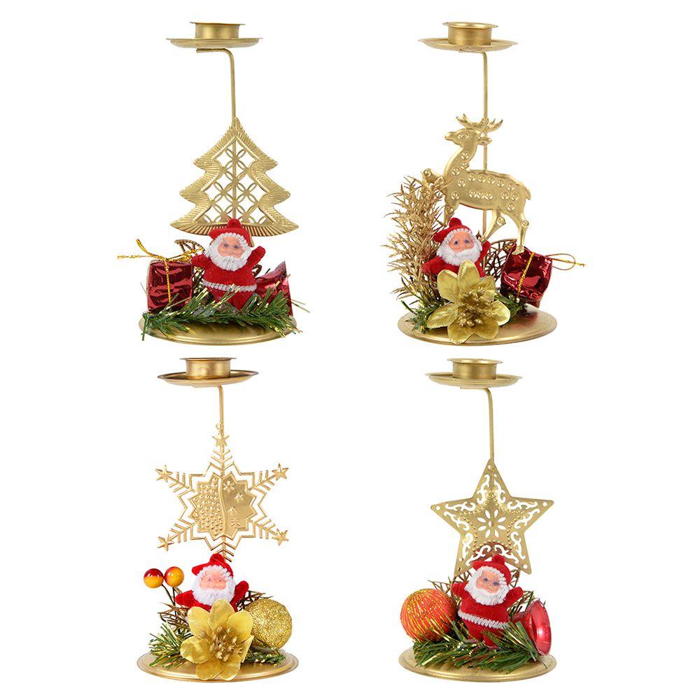 CONOPERY Chân Nến Trang Trí Giáng Sinh Hình Cây Thông Noel