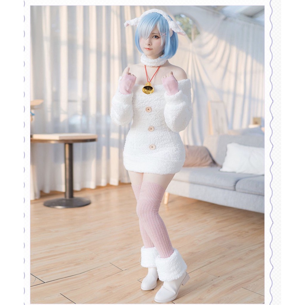 Set cosplay Rem ver Cừu | BigBuy360 - bigbuy360.vn