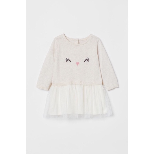 Váy Len HM Dư Xịn Bé Gái Size 6m-3y