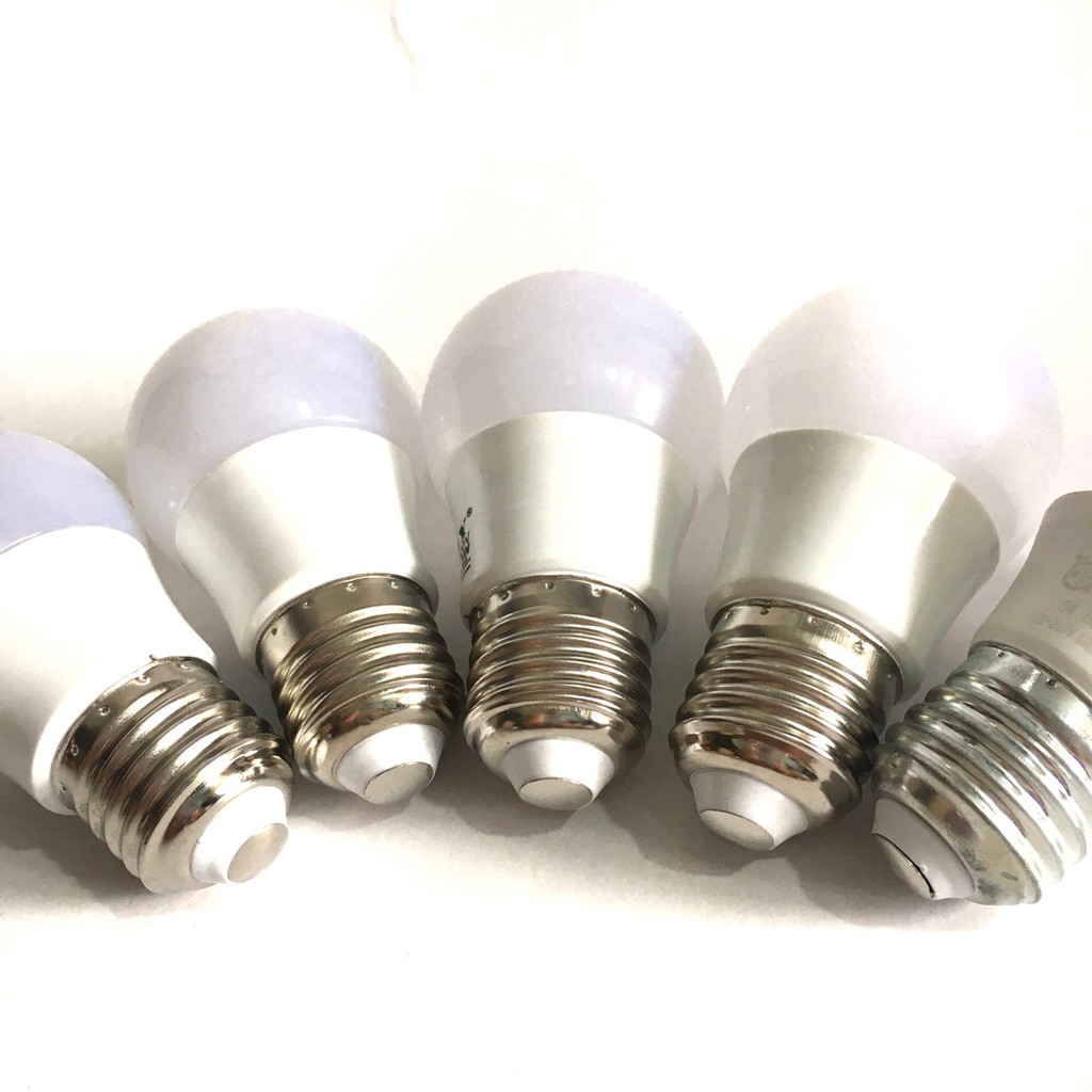 Bóng led búp tròn 3w, 5w, 7w, 9w, 12w kín nước trang trí ngoài trời ánh sáng trắng, vàng
