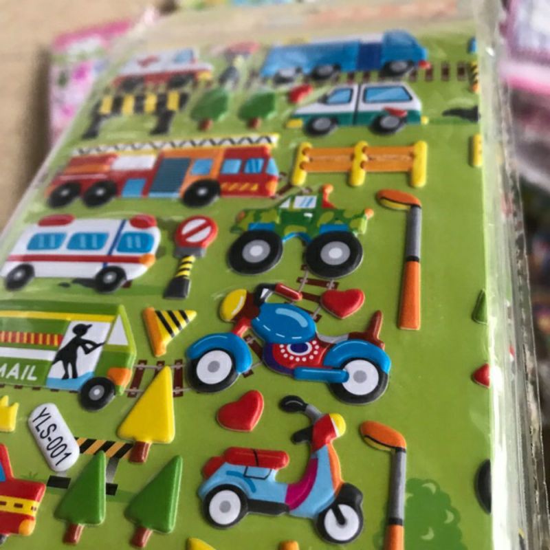Sticker dán nổi nhiều mầu siêu xinh dán điện thoại , sổ tay , máy tính