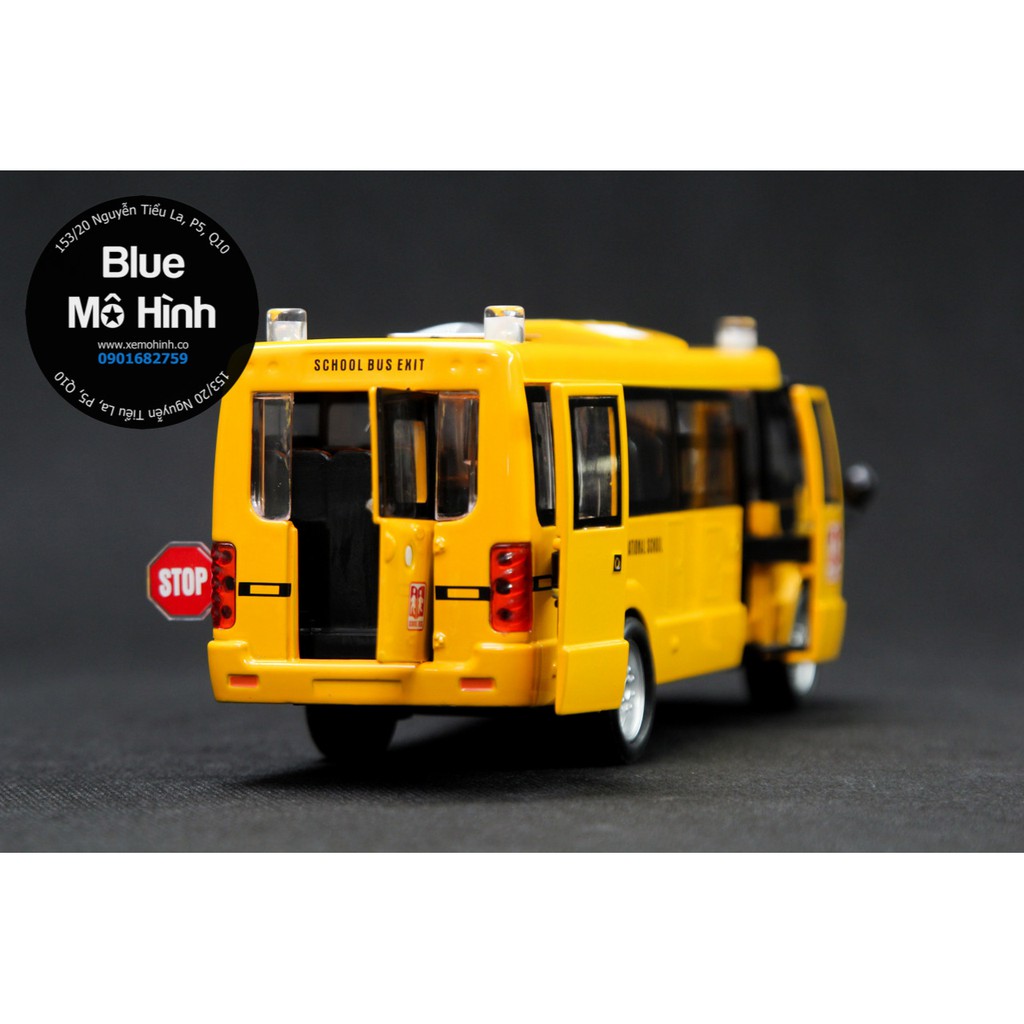 Blue mô hình | Mô hình xe buýt school bus 1:32