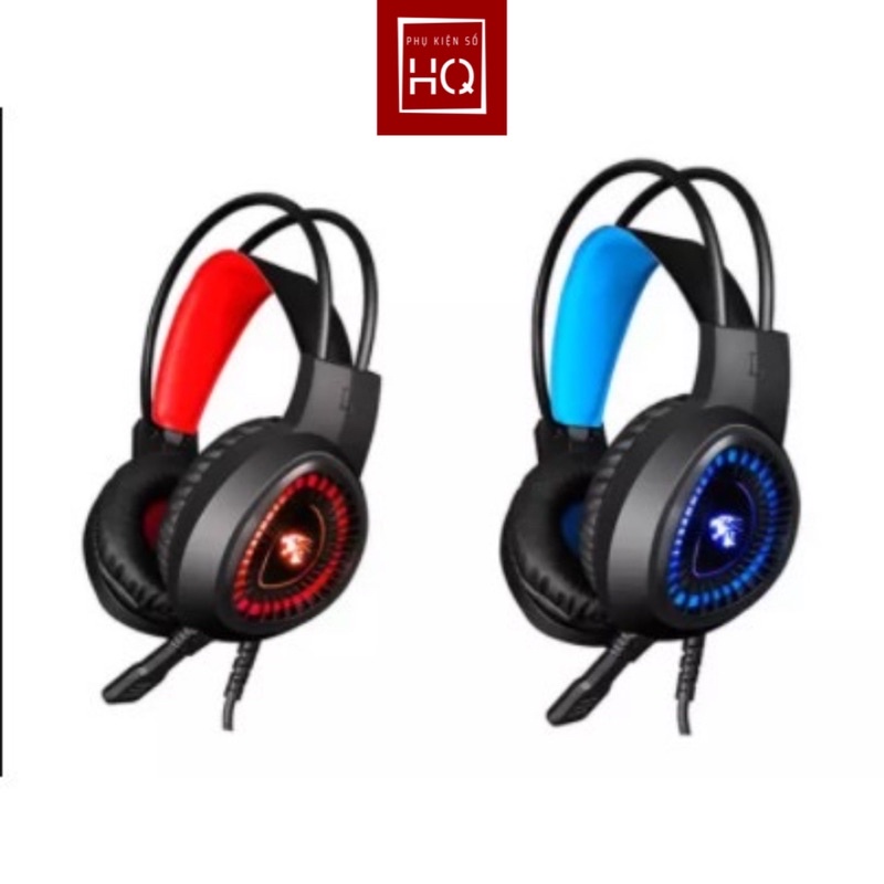 Tai Nghe Gaming Chụp Tai Tích Hợp Mic Đam Thoại Có Led Đổi Màu-Tặng Kèm Jack Dùng Cho Laptop& Điện T
