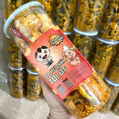 Da heo cháy tỏi ớt chiên giòn mắm tỏi 160g TYVATFOOD - Đồ ăn vặt Hà Nội vừa ngon vừa rẻ | BigBuy360 - bigbuy360.vn