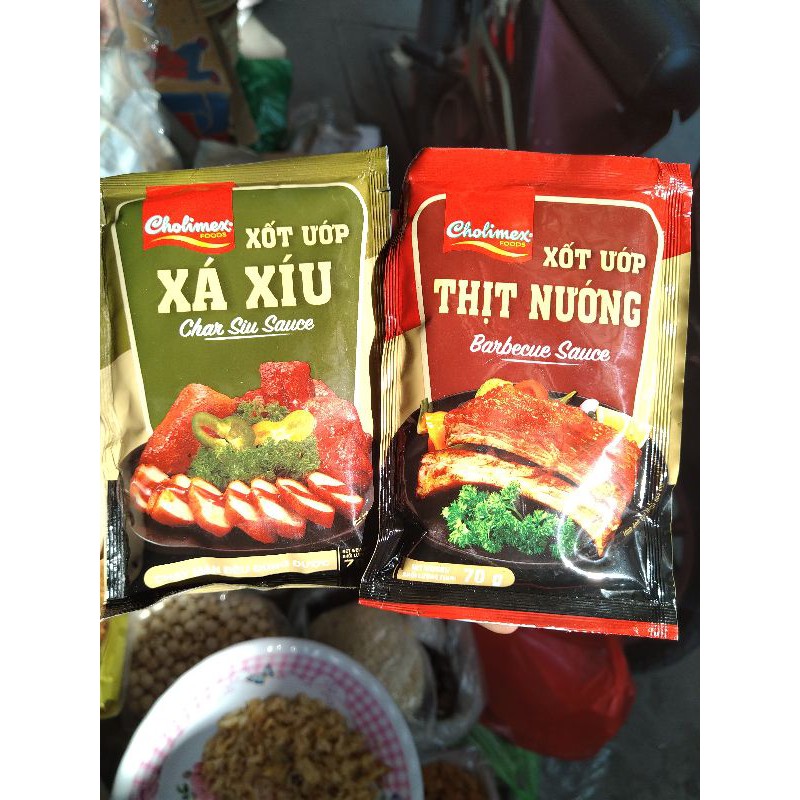 Xốt ướp thị nướng/xá xíu (ăn chay được) Cholimex 70g