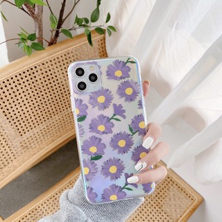 ỐP HOLOGRAM HOA TÍM - CASE IPHONE