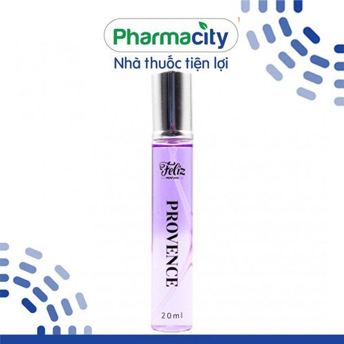 Nước hoa Feliz Perfume Provence (màu tím/trắng/hồng)