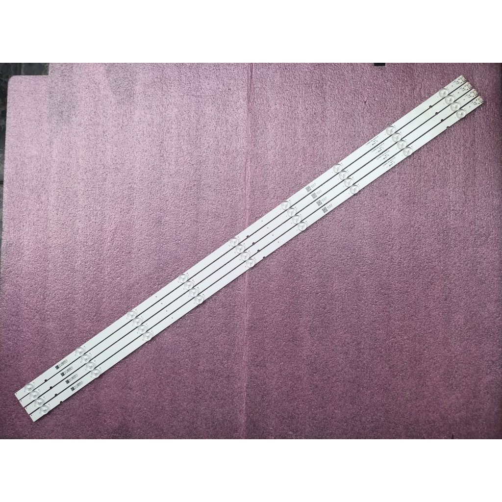 THANH LED TIVI LG 49UK6340PTF 49UK6320 49LK5700 JL.D49091330-001FS-M MỚI 100%,BỘ 4 THANH MỖI THANH 9 BÓNG 3V, DÀI 96,5cm