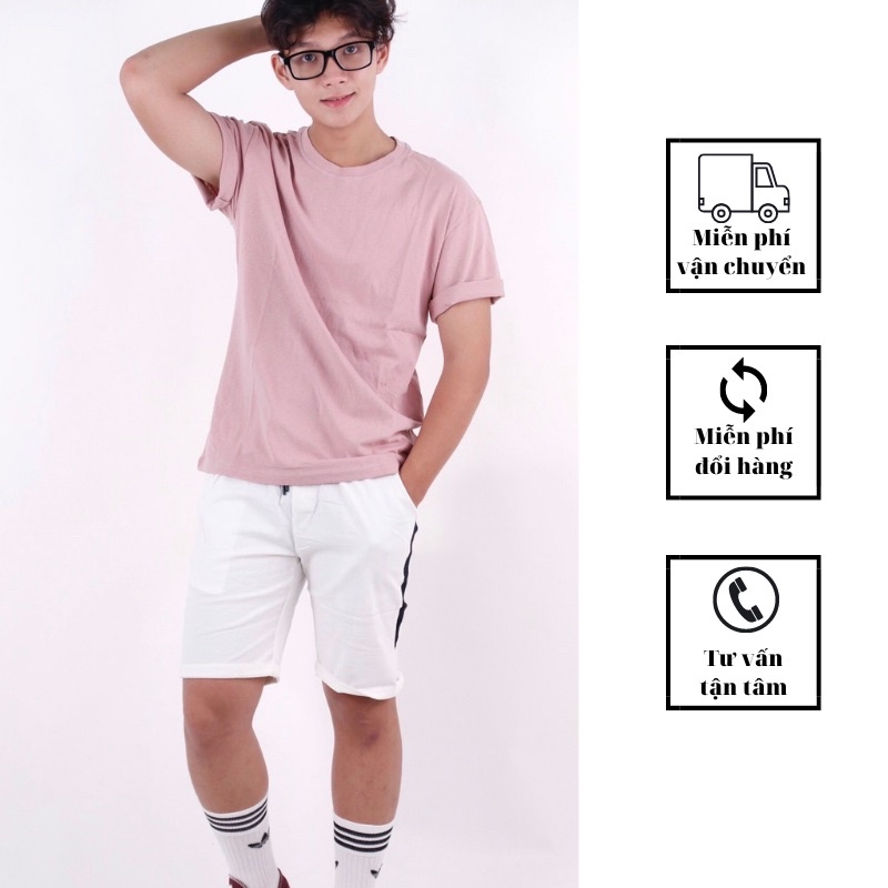 áo thun nam trơn form suông Nô Store