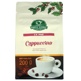 Cà phê capuccino phúc long 200g