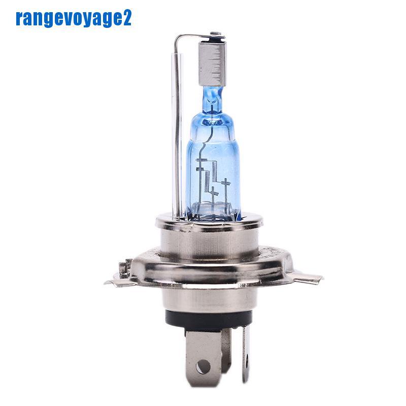 2 bóng đèn Xenon H4 3 chân 35W 6000K ánh sáng trắng cho ô tô