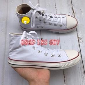 Free Giày Thể Thao Cv Trắng Cổ Cao Có Sẵn ⚡ CHẤT sịn : " * ⁿ ?