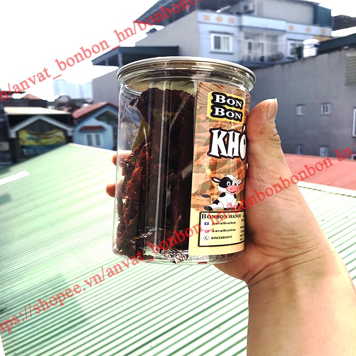 Khô bò que 250g BonBOn đồ ăn vặt Hà Nội vừa ngon ,lại vừa rẻ (Hàng luôn tươi mới ) Bonbon | BigBuy360 - bigbuy360.vn