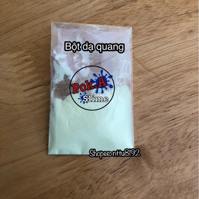 Bột dạ quang - Nguyên liệu làm slime  xả bán