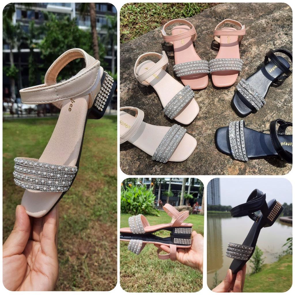 20626 Sandal HQ cho bé gái lấp lánh sz26-35