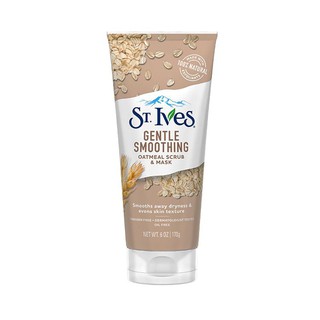 Sữa Rửa Mặt Tẩy Tế Bào Chết Yến Mạch ST.Ives Nourished & Smooth Oatmeal Scrub & Mask, 170g