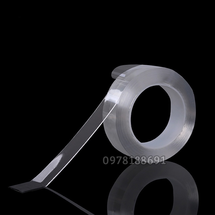 Cuộn Băng Dính 2 Mặt Trong Suốt 3M Công Nghệ Nano Nhật Bản