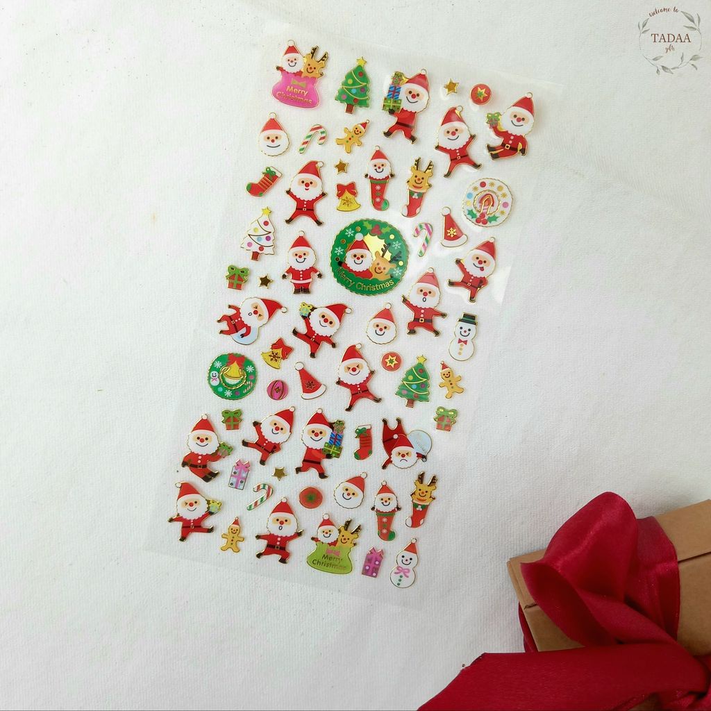 STICKER DÁN CUTE CHỦ ĐỀ NOEL, GIÁNG SINH, sticker dán cute trang trí chủ đề Noel, Giáng sinh