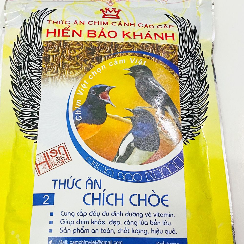 Cám chim chích chòe Hiển Bảo Khánh số 2 cao cấp 200gram - Cám chích chòe Hiển Bảo Khánh số 2 giá rẻ