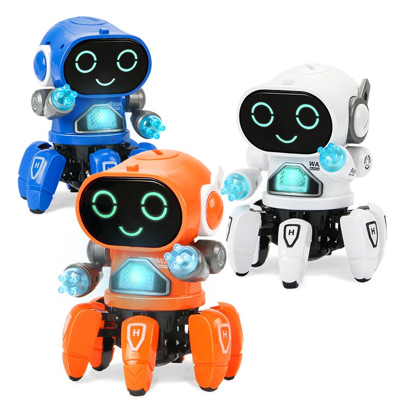 Robot Điện Bạch Tuộc di chuyển có đèn
