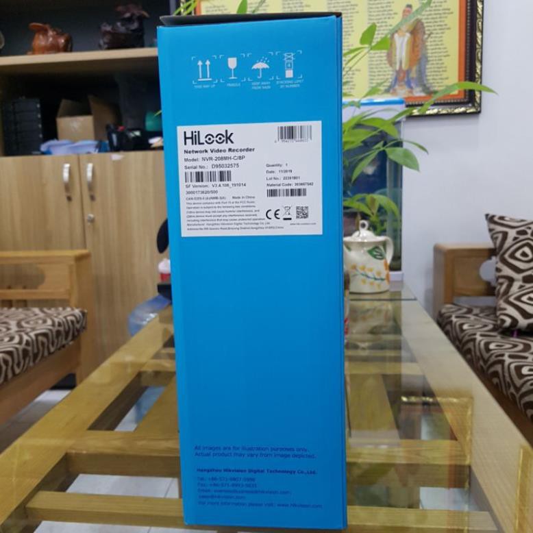 [Mã 154ELSALE2 giảm 7% đơn 300K] Đầu ghi hình camera IP 8 kênh HILOOK NVR-208MH-C/8P - Hàng chính hãng