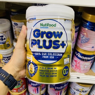 Sữa bột Nutifood Grow Plus vàng 850G bổ sung sữa non