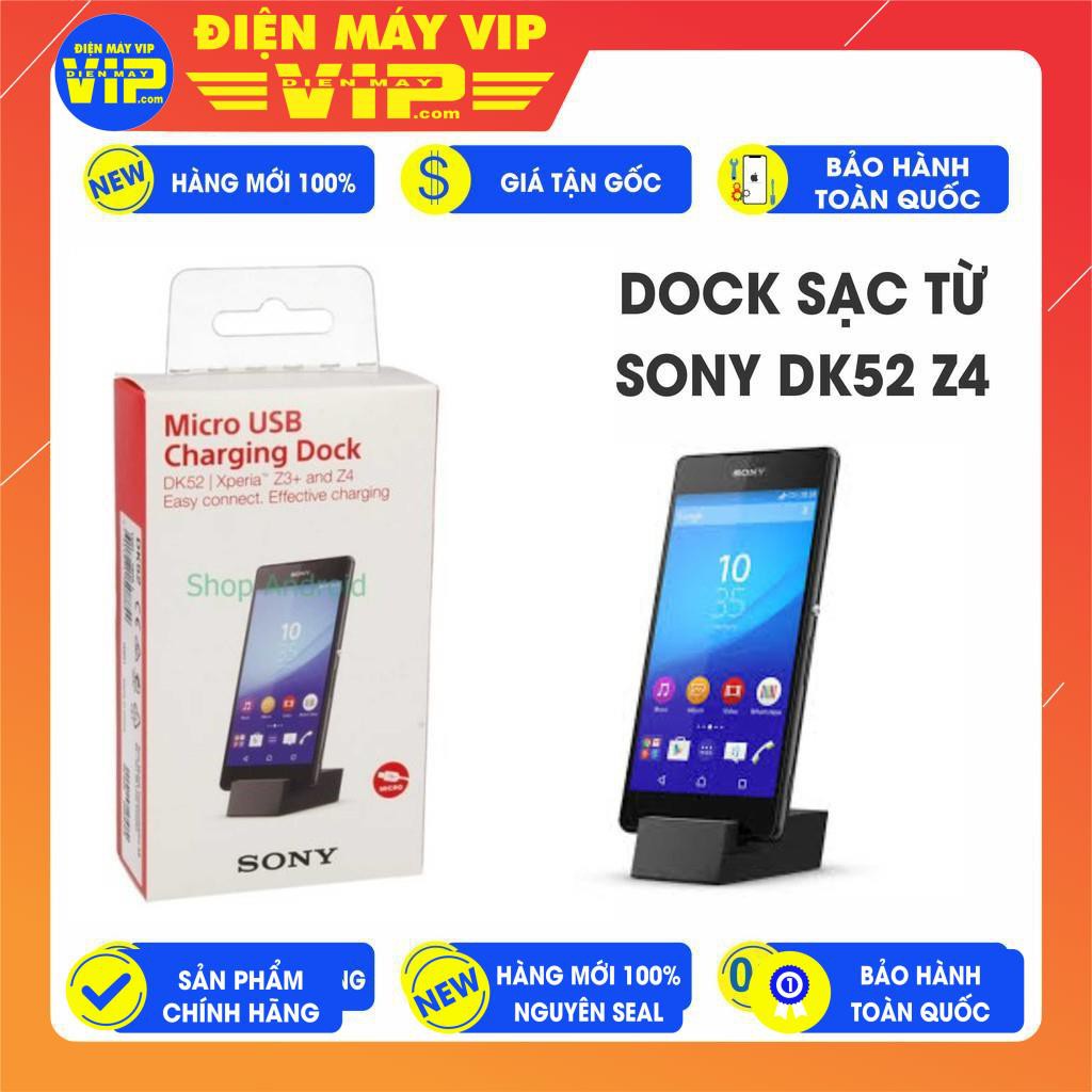 Dock sạc từ Sony DK52 Z4 - Hàng chính hãng - Hàng Chính Hãng - Hãng phân phối - Nhập trực tiếp NPP - DienmayVIP.com