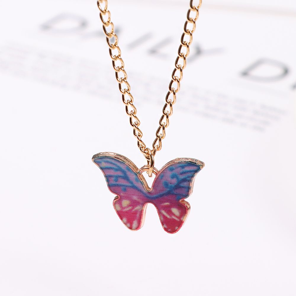 Quà Tặng Cho Tôi|Vòng cổ Mặt Hình Bướm Dễ Thương Phong Cách Hàn Quốc Cho Nữ