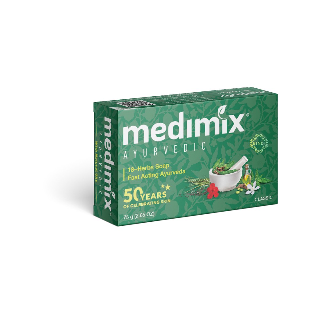 Combo Xà phòng Medimix 18 Thảo Dược - Kumkumadi - Cỏ Hương Bài 75g/bánh