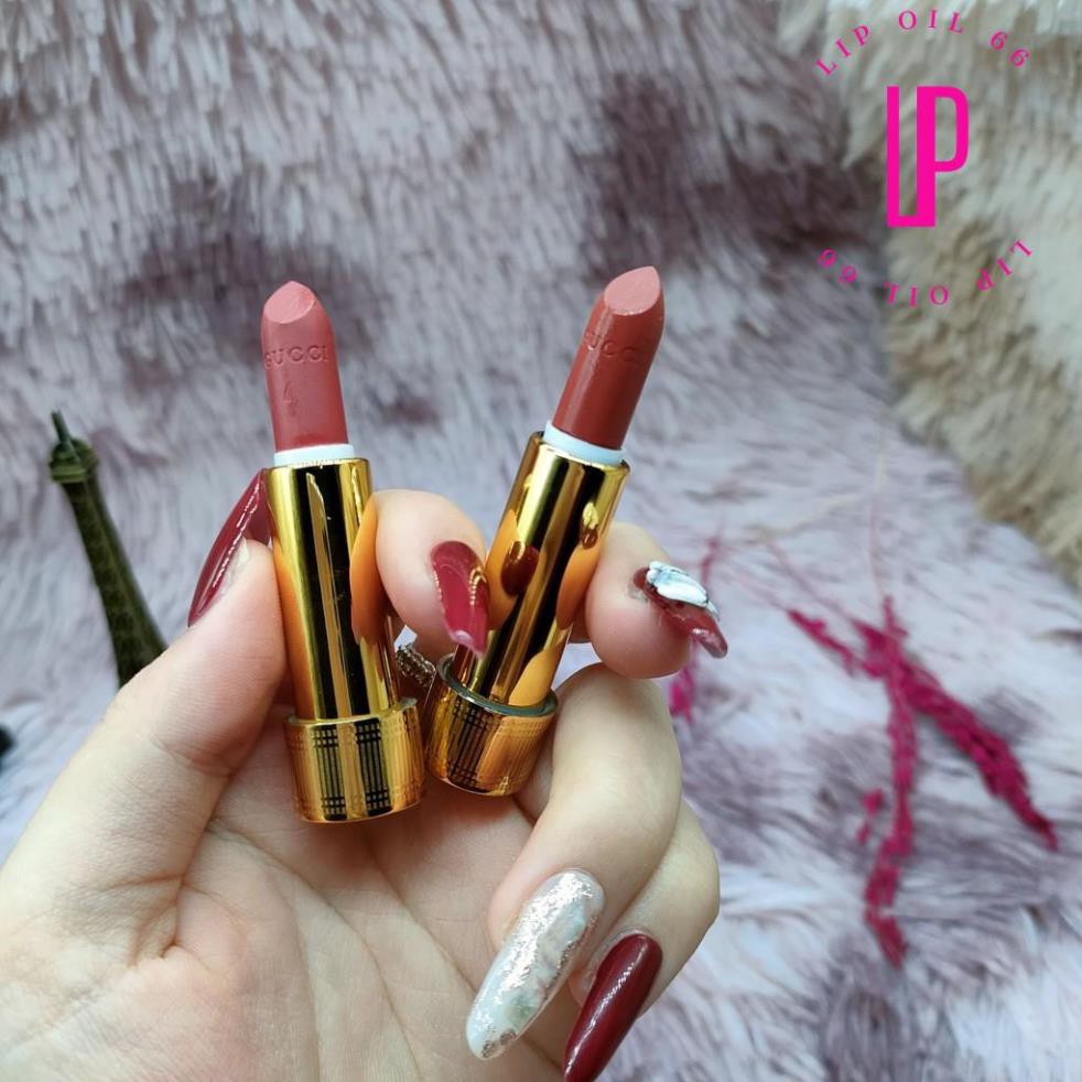 Son Gucci Rouge À Lèvres Satin Lipstick minisize 1.3g son lì pha dưỡng siêu mịn mượt | BigBuy360 - bigbuy360.vn