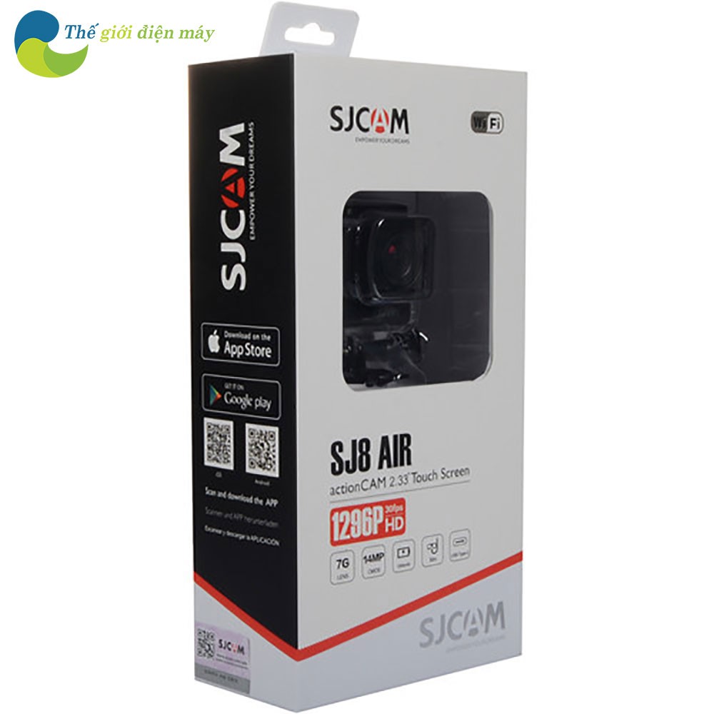 Camera hành trình SJCAM SJ8 Air - Bảo hành 12 tháng - Shop Thế Giới Điện Máy