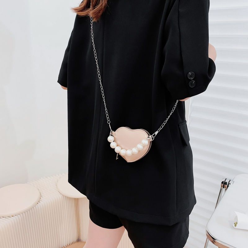 Túi Đeo Chéo Mini Hình Trái Tim Độc Đáo Thời Trang Mùa Hè 2022 Phong Cách Mới