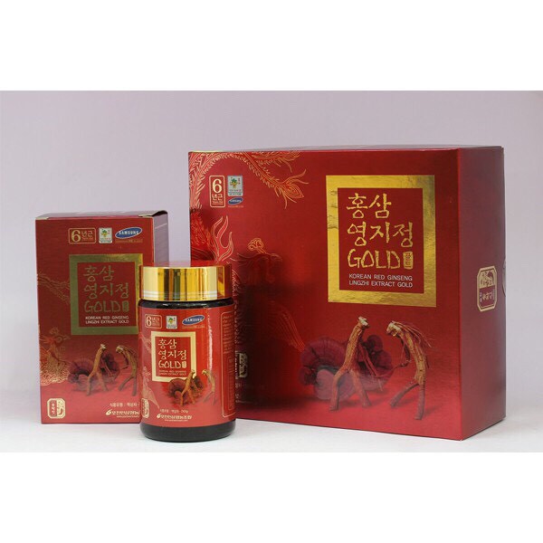 Cao Hồng Sâm Linh Chi Hàn Quốc, Hộp 2 lọ x 240ml