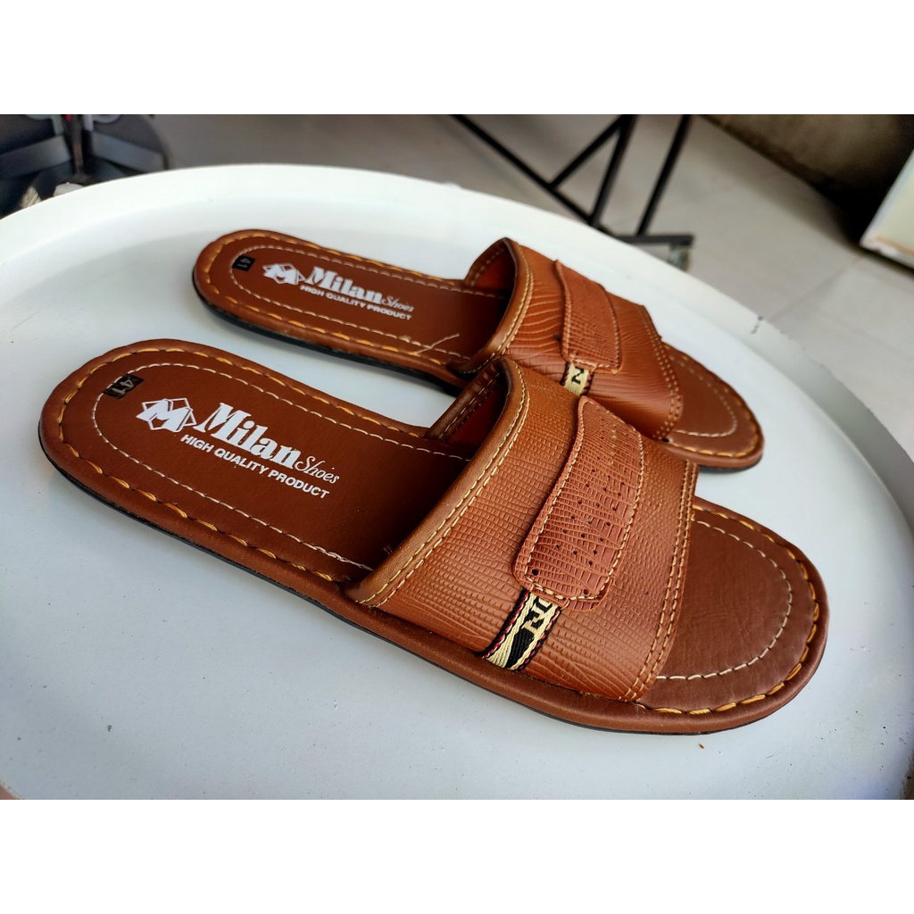 (XẢ KHO)Dép Quai Ngang Da Nam Cao Cấp Mẫu Mới Siêu Đẹp Hồng Thạnh