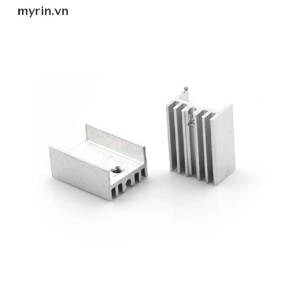 Set 10 Bộ Tản Nhiệt Bằng Nhôm Kích Thước 20x15x10mm Chuyên Dụng Cho TO-220 0 0 0 0 0