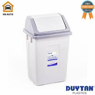 Combo 2 Thùng Rác nắp lật nhỏ Duy Tân (24 x 20 x 39 cm) No.H126
