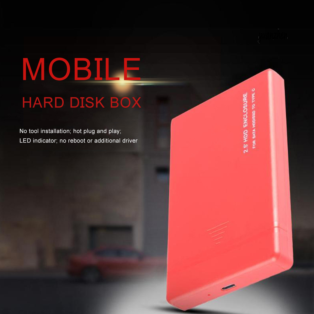 Hộp Đựng Ổ Cứng Ngoài 6 / 10gbps 2.5inch Sata Usb 3.1 Type-C Hdd | BigBuy360 - bigbuy360.vn