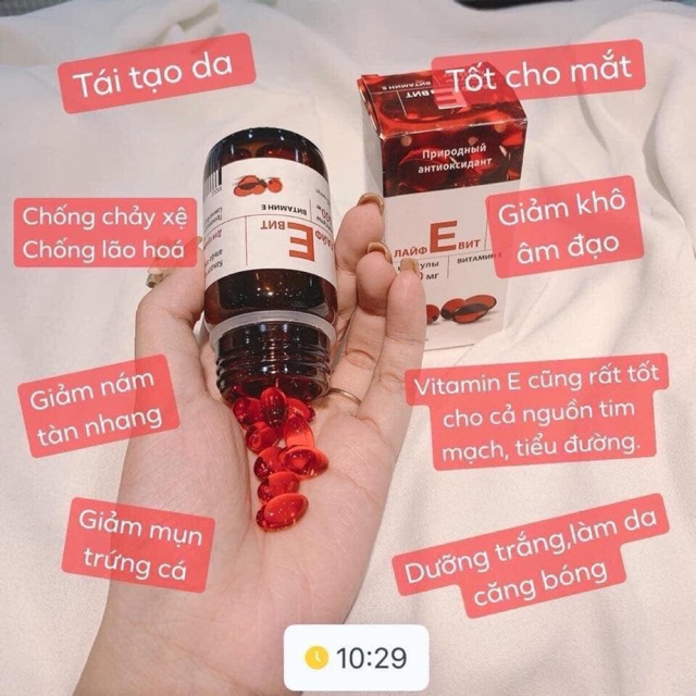 Vitamin E đỏ của Nga