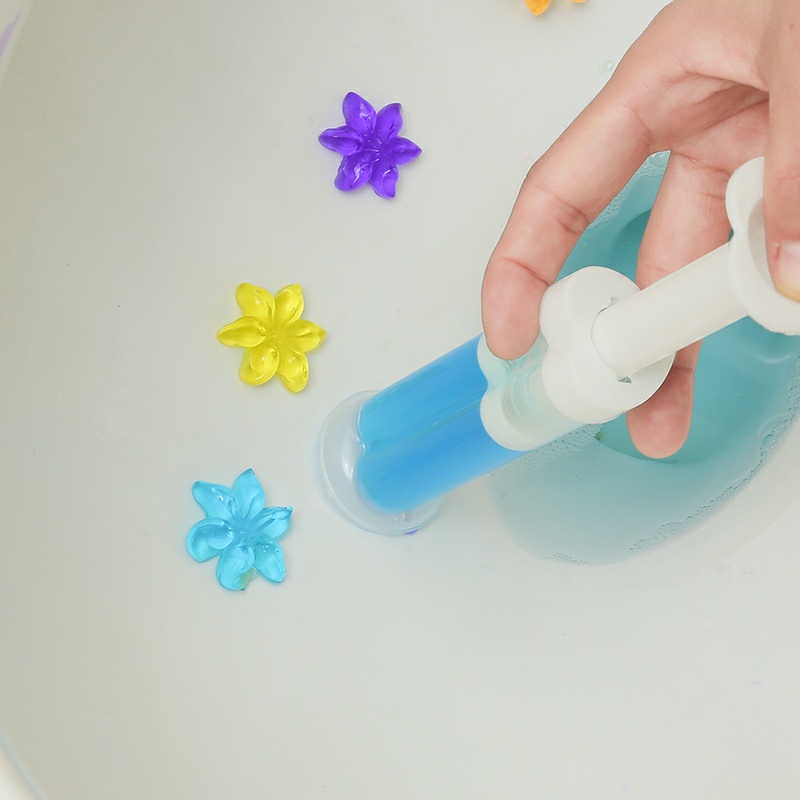 Gel khử mùi bồn cầu hình hoa an toàn khử khuẩn