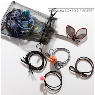 Set 9 buộc tóc, cột tóc cực kỳ dễ thương Cute