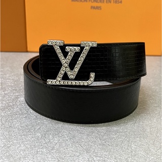 [FULL BOX] Thắt lưng lv full box/Thắt lưng đính đá/Thắt lưng nam lv