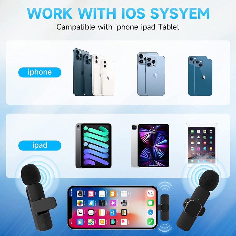 Micro Không Dây Chuyên Dụng Cho iPhone iPad / Facebook