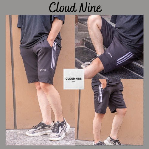 [HÀNG CAO CẤP] Quần đùi nam,quần short nam unisex CloudNine Store chất umi co giãn mặc nhà thể thao (logo ngẫu nhiên) | BigBuy360 - bigbuy360.vn