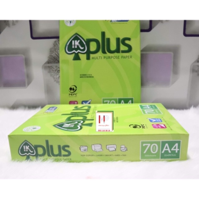 Giấy a4 ik plus 70gsm