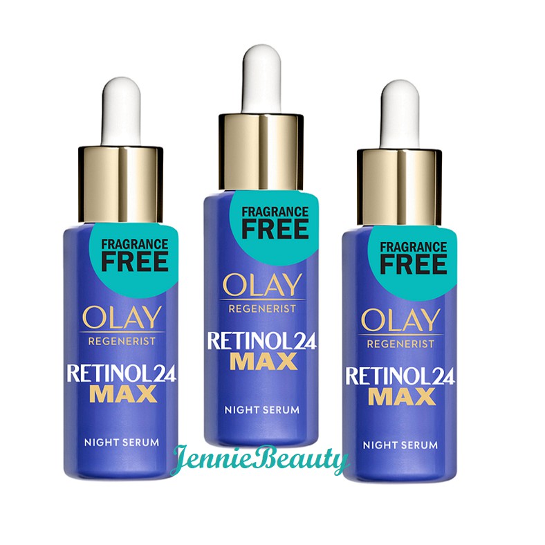 Tinh chất chống lão hóa - tái tạo - trắng sáng ban đêm Olay Regenerist Retinol 24 MAX Night Serum