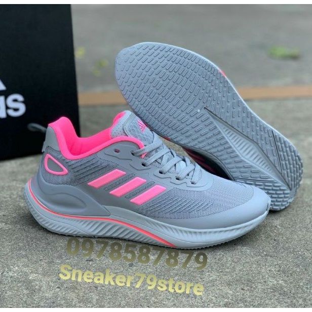 Giày Adidas Run Alphamagma Pink/Grey NỮ  2021  Hình Ảnh Độc Quyền