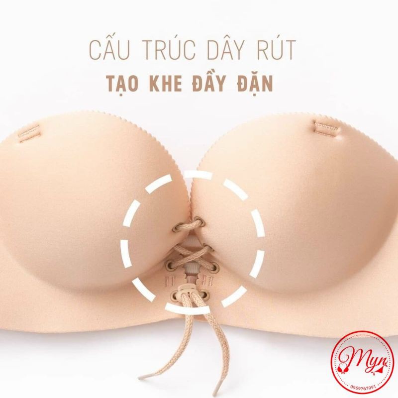 [368 ÁO TẠO KHE- NHIỀU KIỂU MẶC] Áo lót bàn tay dây rút tạo khe nâng ngực cao cấp loại 1[tặng 1 bộ dây trong]