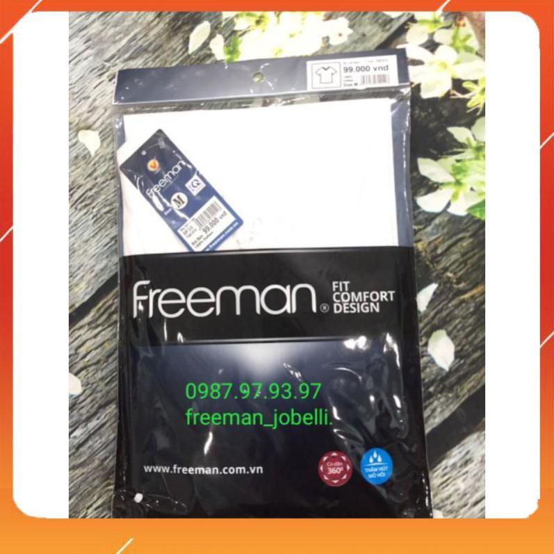 Freeman TSF315 áo thun tay ngắn cổ tim mặc lót, mặc ngủ, dạo phố, thể thao thương hiệu chính hãng